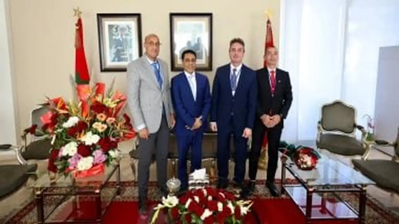 استقبال رسمي لبعثة الأهلي بالمغرب بحضور وفد السفارة المصرية ونائب رئيس نادي الجيش الملكي